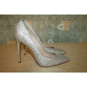 Sam Edelman Danna Gold Glitter Pumps Heels 8 M